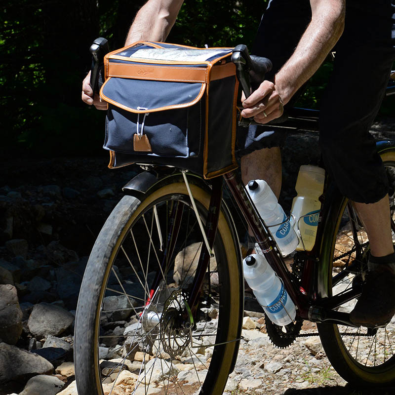 Cycling Bags Bicycle Bike Handlebar Bag Front Tube Pannier Rack Basket Outdoor