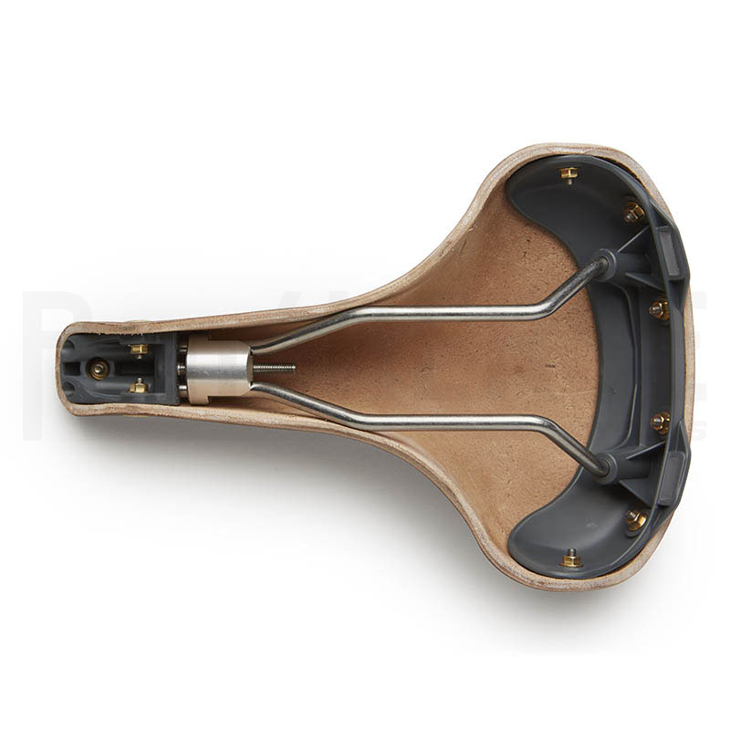 Selle Vélo DULCIOR N°87 Cuir Noir - Nos Années 1940/50 - Pour Vélo Cyclotourisme